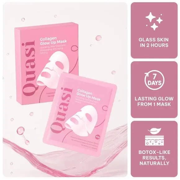 QUASI Glow up mask 4pk - Picture 1 of 3